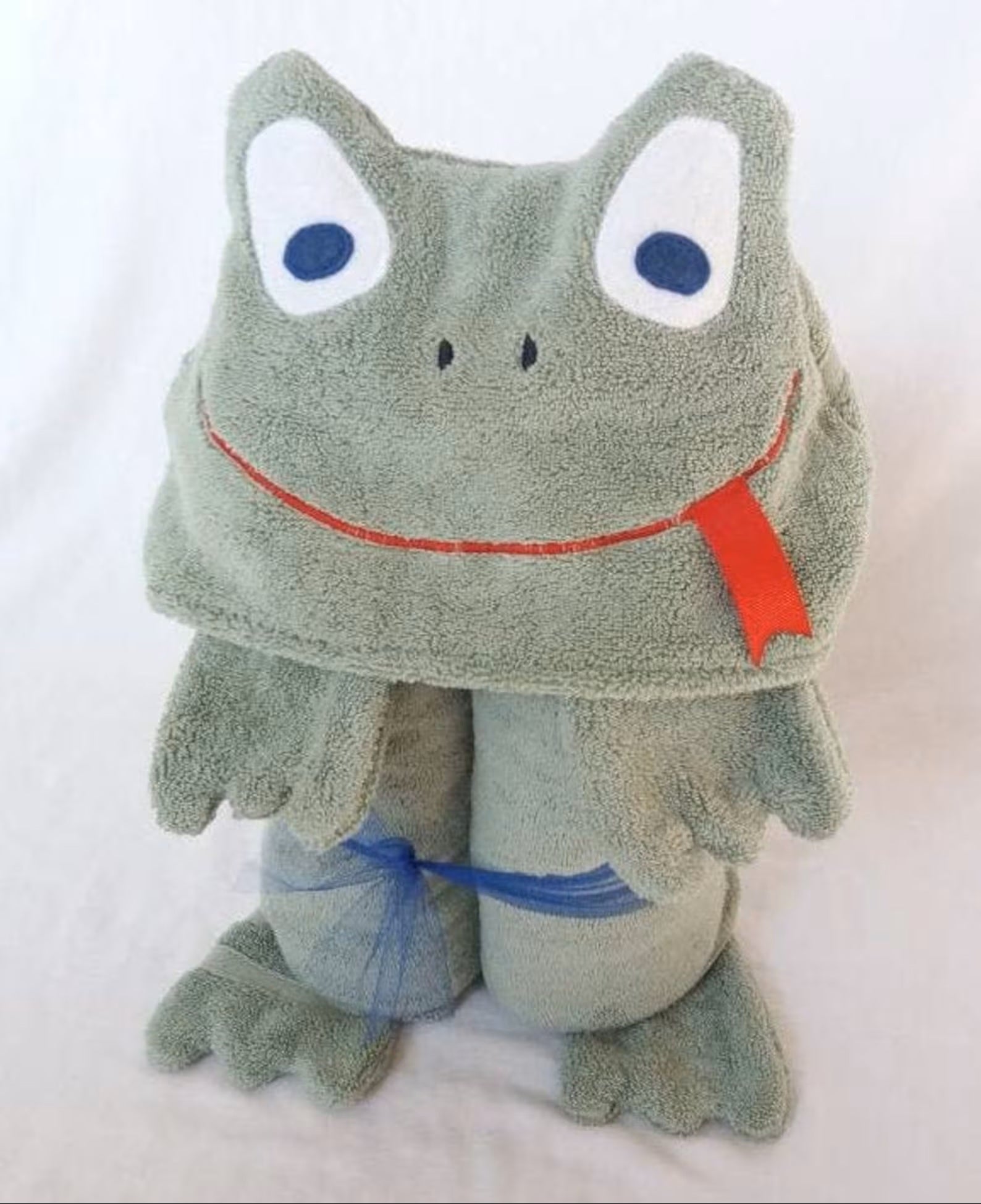 Hooded Bath Towel - Frog